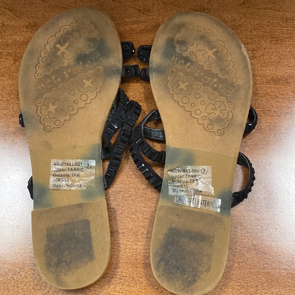 Black sequins sandal - Picture 5 of 5